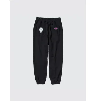 Брюки брюки kaws x uniqlo warhol 476120 joggers sweatpants black фото 6