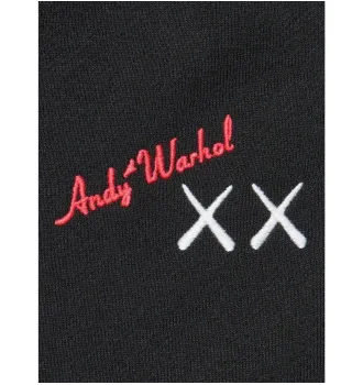 Брюки брюки kaws x uniqlo warhol 476120 joggers sweatpants black фото 5
