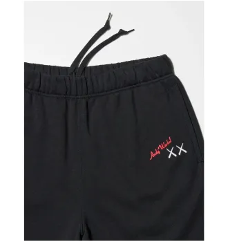 Брюки брюки kaws x uniqlo warhol 476120 joggers sweatpants black фото 4