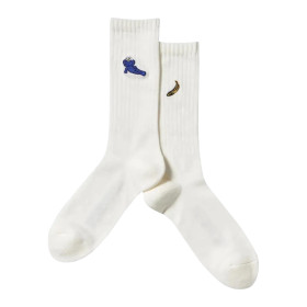 Шкарпетки Uniqlo KAWS + Warhol UT Socks White Banana Kaws
