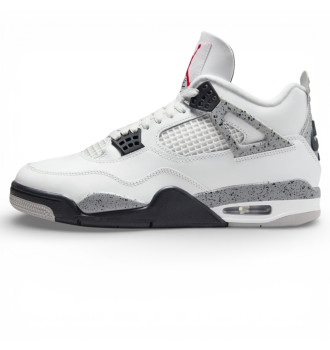 Мужские кроссовки Nike Air Jordan 4 Retro White Cement