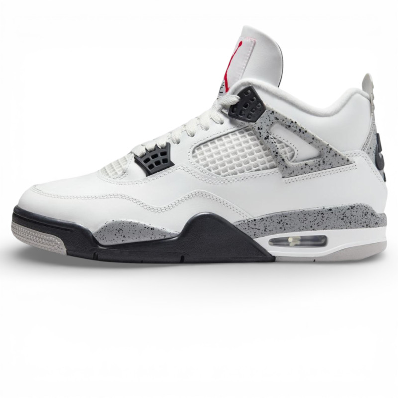 Мужские кроссовки Nike Air Jordan 4 Retro White Cement фото