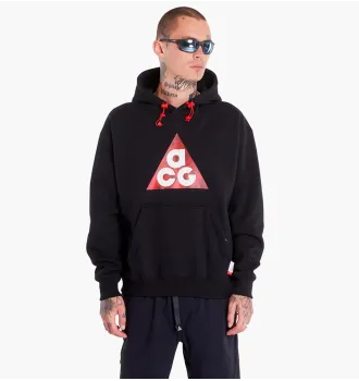 Худи мужской Nike ACG Triangle Logo Lunar New Year Hoodie Black Red фото 6