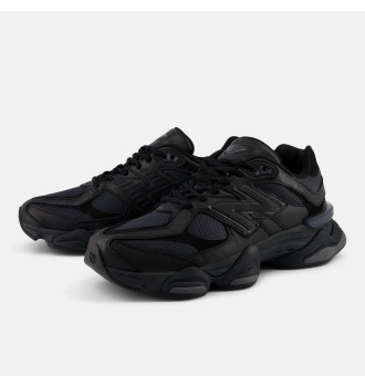 Мужские кроссовки New Balance 9060 Triple Black Leather фото 4