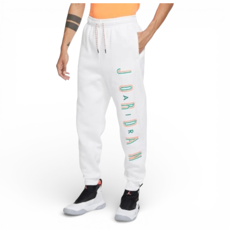 Штани чоловічі Air Jordan Sport DNA HBR Fleece Pants White фото