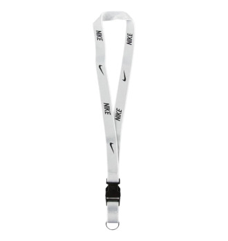 Ремінець для ключів Nike Lanyard NS White/Black