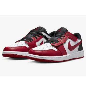 Кроссовки мужские Air Jordan 1 Low FlyEase Gym Red фото 2