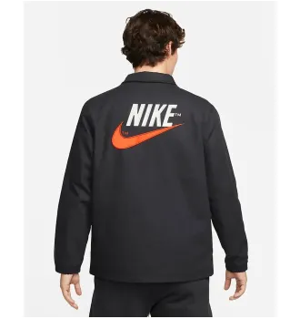 Куртка ветровка Nike Harrington Coach Jacket Black фото 4