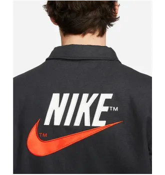 Куртка ветровка Nike Harrington Coach Jacket Black фото 2