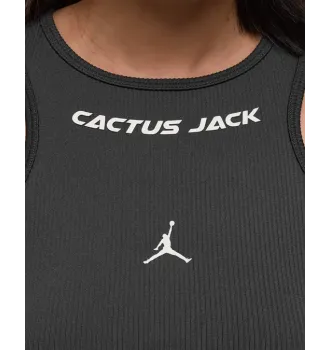 Женский топ Air Jordan x Travis Scott Cactus Jack Tank Top Dark Smoke Grey фото 2