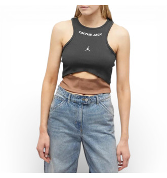 Женский топ Air Jordan x Travis Scott Cactus Jack Tank Top Dark Smoke Grey