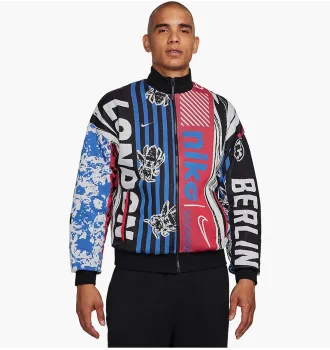 Куртка мужской бомбер Nike Culture Of Football Therma-Fit Full-Zip Soccer Jacket Multi фото 5