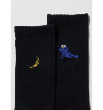 Шкарпетки Шкарпетки Uniqlo KAWS + Warhol UT Socks Black Banana Kaws фото 2