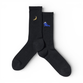 Шкарпетки Шкарпетки Uniqlo KAWS + Warhol UT Socks Black Banana Kaws