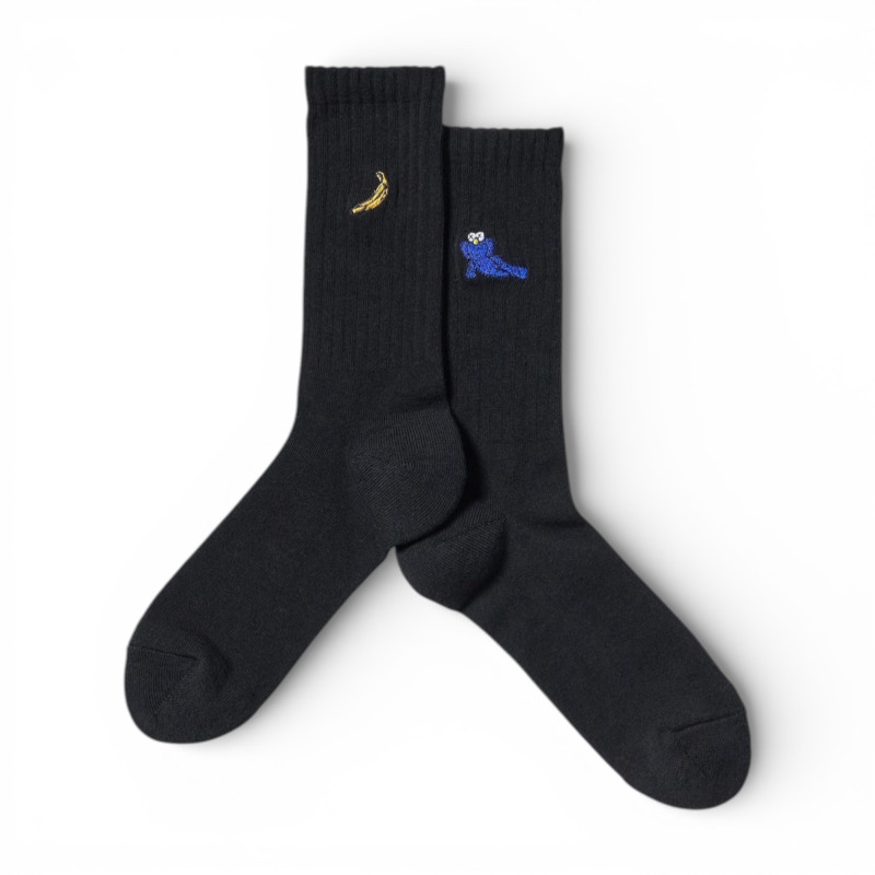 Шкарпетки Шкарпетки Uniqlo KAWS + Warhol UT Socks Black Banana Kaws фото