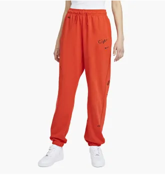 Штани жіночі Nike Sportswear Icon Clash Fleece Pants Red фото 7