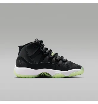 Кроссовки Air Jordan 11 Retro Black Barely Volt (GS) фото 8