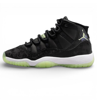 Кроссовки Air Jordan 11 Retro Black Barely Volt (GS)