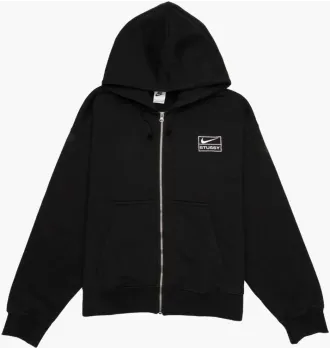 Худи унісекс Nike x Stussy Fleece Hoodie Black фото 4