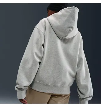 Худі унісекс Stussy x Nike Fleece Zip Hoodie Grey фото 4
