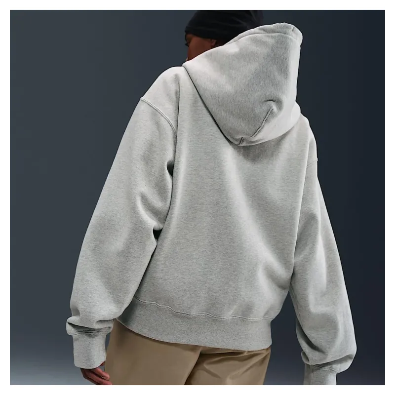 Худи унисекс Stussy x Nike Fleece Zip Hoodie (Grey FJ9181-050