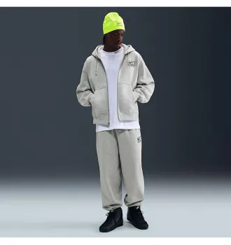 Худі унісекс Stussy x Nike Fleece Zip Hoodie Grey фото 6
