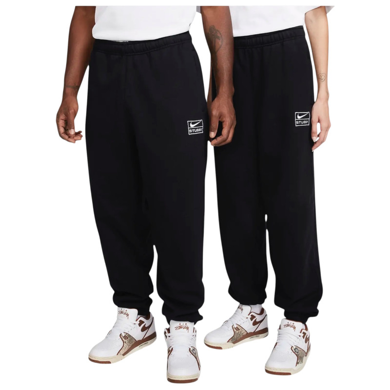 Штани унісекс Stüssy & Nike Stone Washed Fleece Pant Black фото
